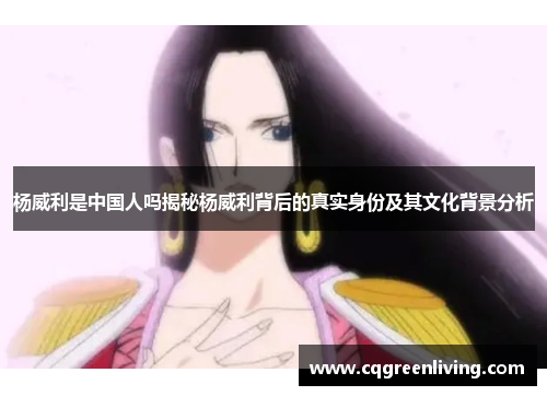 杨威利是中国人吗揭秘杨威利背后的真实身份及其文化背景分析